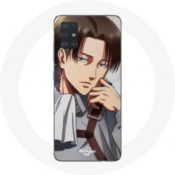 Coque Samsung Galaxy A71 Manga Attaque des Titans Levi Ackerman