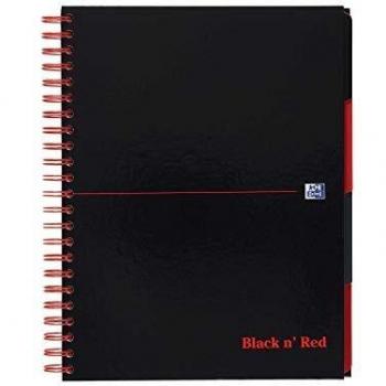 A4 Oxford Black-Red Project Journal