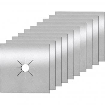 10 Pack Non-Stick Stovetop Burner Liners