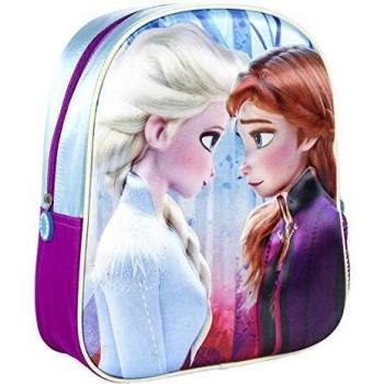 Mochila Infantil 3d Frozen De Color Azul 60x310x100mm