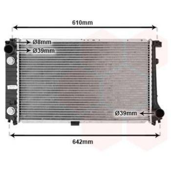 Kühler für BMW Van Wezel 06002126