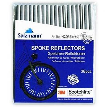 Salzmann 3M Speichenreflektorset – 72 Stück, Scotchlite®