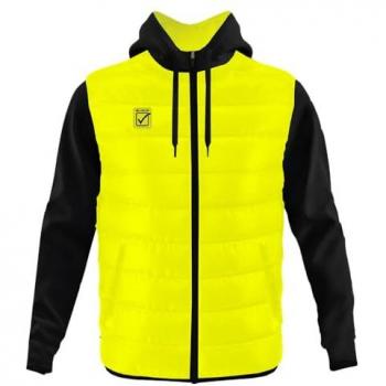 Givova Superior Women’s Puffer – Fluorescent Yellow with Black Trim