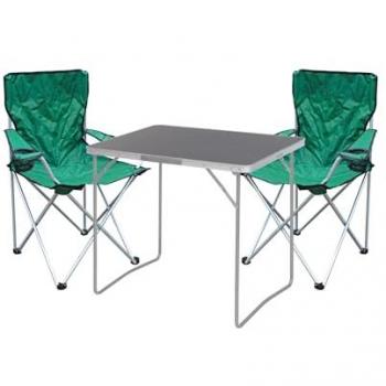 Mojawo Kompaktes 3‑teiliges Outdoor-Möbel-Set