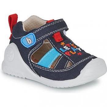 Zapatillas Biomecanics para Caminar con Cierre Adherente Azul Marino