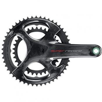 Titanium Super Record Ultra Torque Tretlager – 36 × 52 Zähne, 12‑V, schwarz