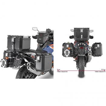 Givi Portavaligie laterale PL ONE-FIT per valigie MONOKEY CAM-SID taglia un