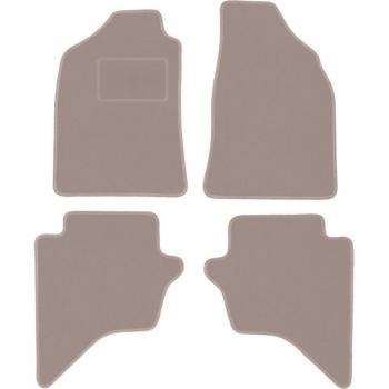 Tapis de sol Mazda BT-50 en velours beige (2007-2012)