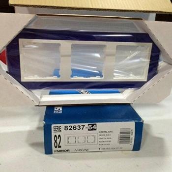 Marco de 3 elementos cristal azul Simon 82637-64
