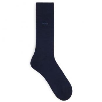 BOSS Black Herren Socken Blau aus Wolle