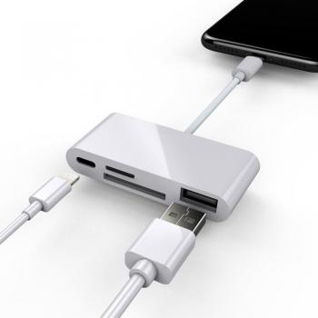 4-in-1 USB Card Reader for iPhone