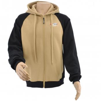 Pull Zippé Awtools T6 Beige et Noir XL