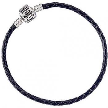 Bracelet Fantaisie Harry Potter 21 cm, Cuir Noir