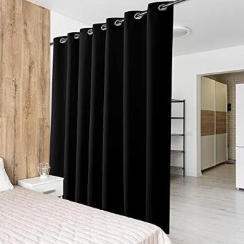 Patio Sliding Glass Door, 100 Wide by 84 Drop, Black, 1 Piece