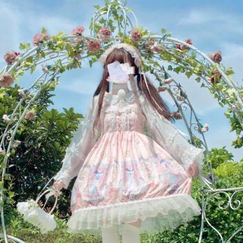 Engel-Liebe Lolita Tee-Party-Kleid mit Schlinge