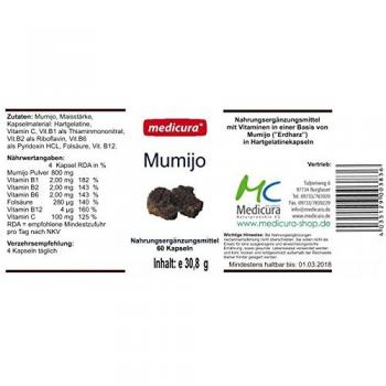 MEDICURA Mumijo 200 mg