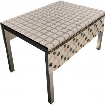 Mantel de Mesa PVC Teflón Flores 140x220 cm