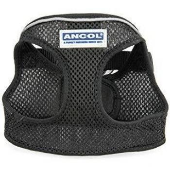 Ancol Step-In Harness for Dogs Black 35-42cm