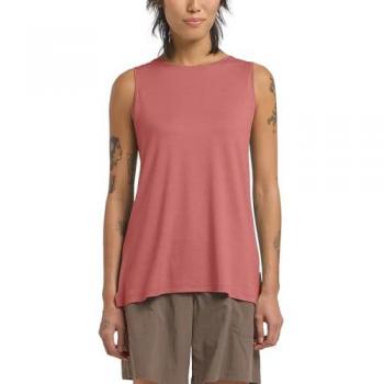 Jack Wolfskin Travel Sleeveless Shirt Mineral Red Heather XS Female