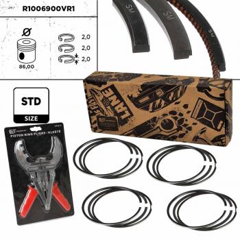 ET ENGINETEAM R1006900VR1 Kit de Segmentos do Êmbolo