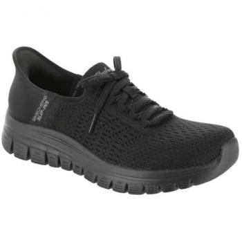 Skechers Graceful First Blush Trainer In Black (Black)
