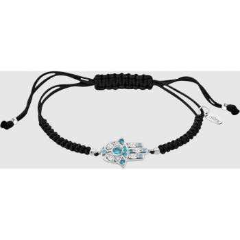 Pulsera para Mujer Lotus Silver LP1989-2/8 con Diseño de Loto y Mano de Fátima en Plata