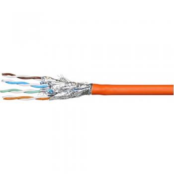 Cat 7A câble réseau orange 250 m, 4 paires S/FTP, 0,258 mm² – Kathrein