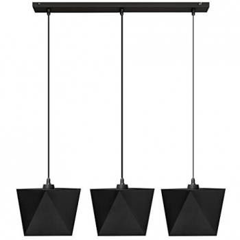 Bar Nera Plafoniera Adamant 65 cm – Helam
