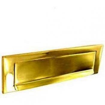 Solid Brass Victorian Door Letter Plate