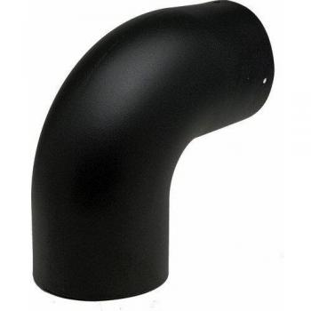 Coude 90° TEN émail noir mat