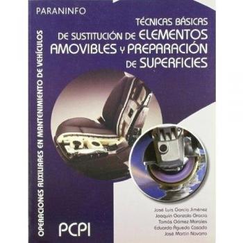 Técnicas básicas de sustitución de elementos amovibles y preparación de superficies (Tapa blanda).