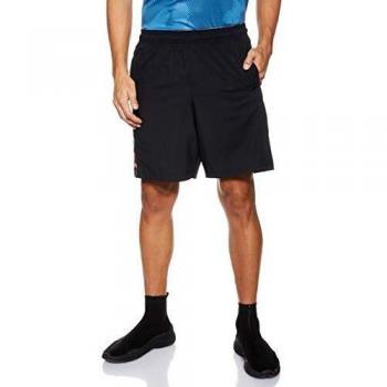Under Armour Men's Woven Graphic Wordmark Shorts, Ultralight Running Shorts, Black/Beta Red, XL