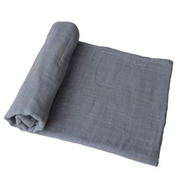 Mushie Lange Tetra Mousseline 120 x 120 cm en coton bio Tradewinds