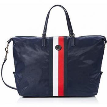Tommy Hilfiger Poppy Weekender Corp, Sac bandoulière femme, Bleu