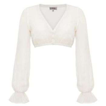 Dirndlbluse ARNSTEIN in Weiß