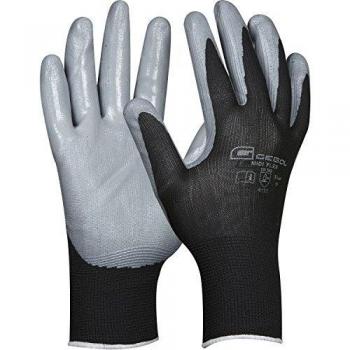 MIDI FLEX Arbeitshandschuh | grau/schwarz | Größe 10 (XL)