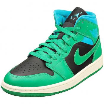 Nike Air Jordan 1 Mid Woman Black Green 7.5 UK