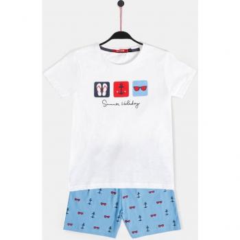 ▷ PIJAMA ADMAS DIVER MANGA CORTA SUMMER HOLIDAY PARA NIÑO