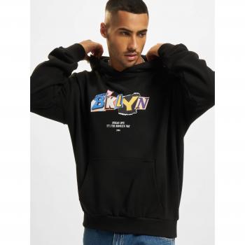 Mister Tee Felpa con Cappuccio Brklyn, colore nero