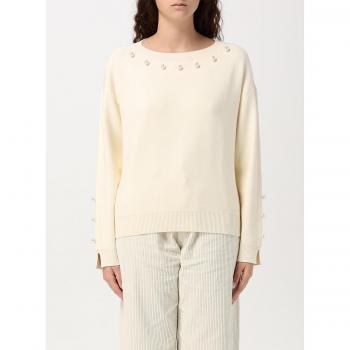 White Twinset Elegant Women’s Sweater – M