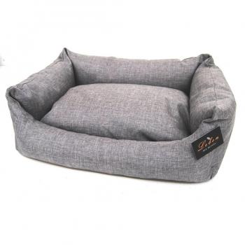 Mino Komfortbett für Hunde – 70 × 55 cm – Grau