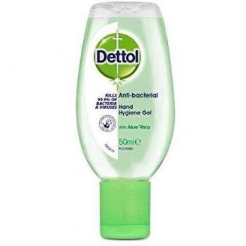 WEEKLY DEAL Dettol AntiBacterial Hand Gel Aloe Vera 50 ml