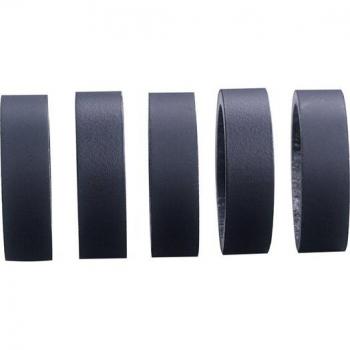 Matte Black Carbon Fiber Fork Headset Spacer 1 1/8 10mm (5pcs)
