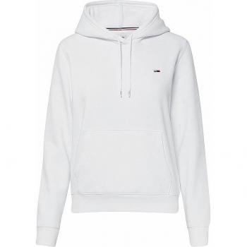 Tommy Jeans Sweatshirt Fleece Hoodie DW0DW09228 Weiß Regular Fit L female