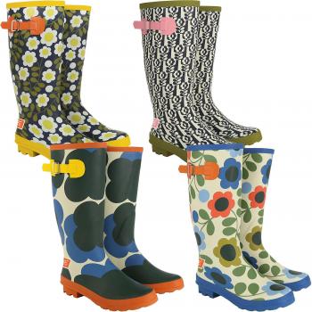 Regatta Orla Kiely Botas de Agua Ajustables para Mujer