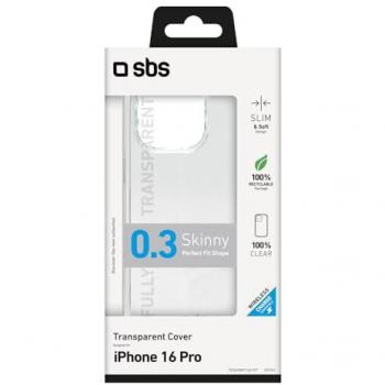 IPhone 16 Pro Skin‑Clear Cover SBS TESKINIP1661PT