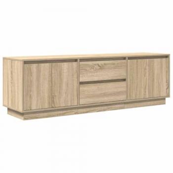 Tv Mobile con LED Verde Rovere 160,5x41x50