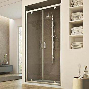 Paroi de Douche Sintesi 80CM H185 Verre Transparent
