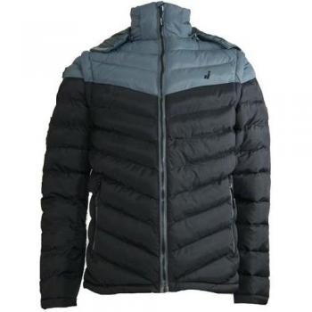 Anorak Joluvi Detach gris oscuro y azul oscuro