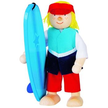Figurine de surf Goki articulée